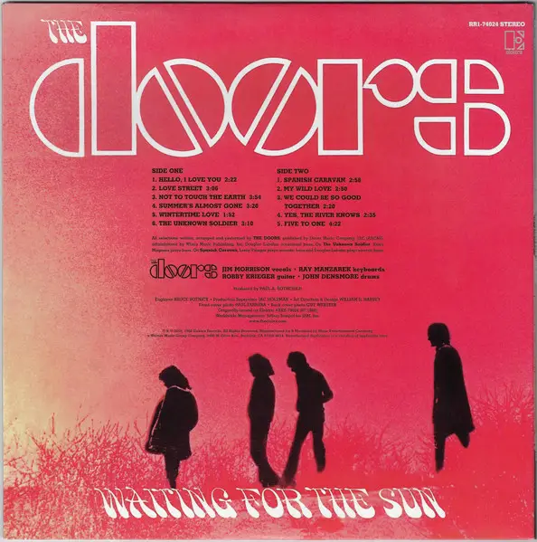 The Doors - Waiting For The Sun (180 грам, Альбом, Перевидання, Ремастеринг) - фото №5