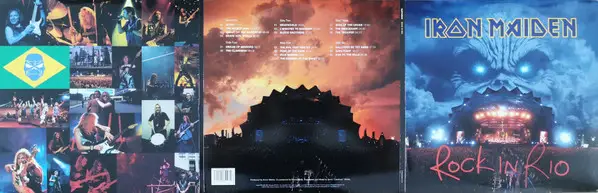 Iron Maiden - Rock In Rio (3 пластинки, Тройная раскладная обложка, Альбом, Переиздание, Ремастеринг) - фото №4