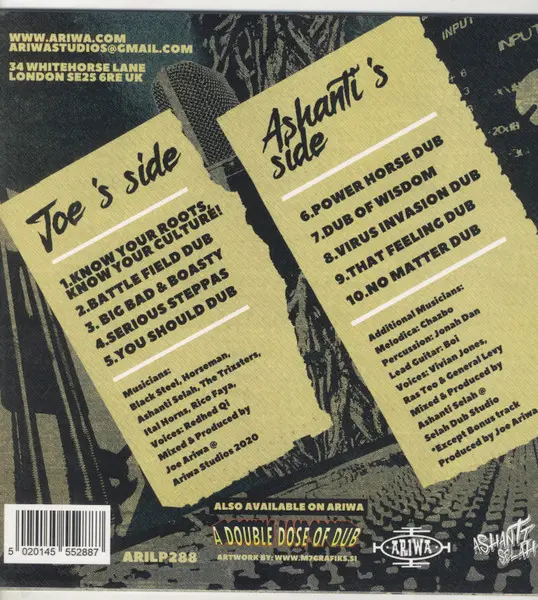 Ashanti Selah & Joe Ariwa - Sons Of Dub (Альбом) - фото №2