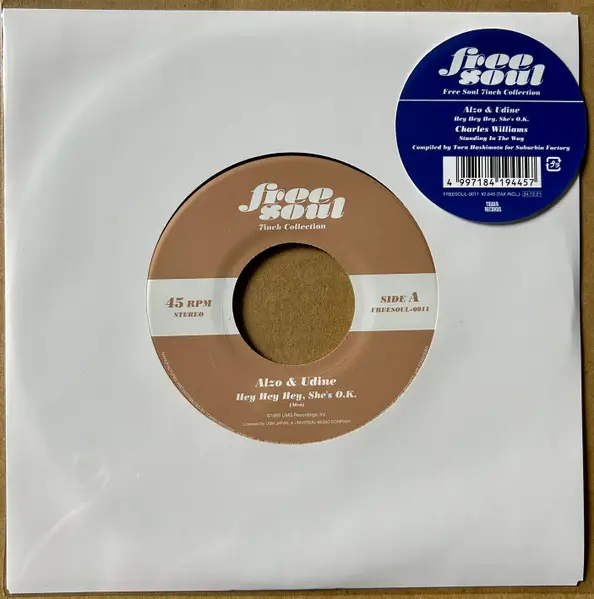 Alzo & Udine & Charles Williams - Hey Hey Hey, She's OK / Standing In The Way (45 об/мин)