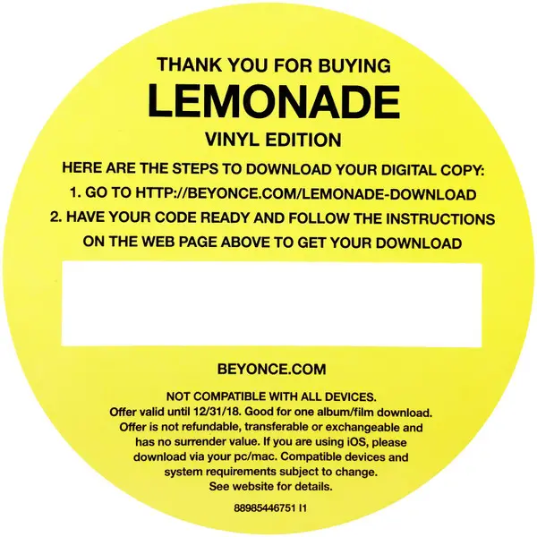 Beyoncé - Lemonade (2 платівки, Жовтий, Розкладна обкладинка, Альбом) - фото №14