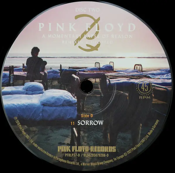 Pink Floyd - A Momentary Lapse Of Reason (Remixed & Updated) (2 платівки, 180 грам, 45 об/хв, Альбом, Перевидання) - фото №7