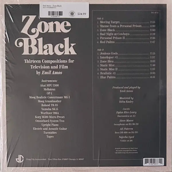 Emil Amos - Zone Black (Альбом) - фото №2