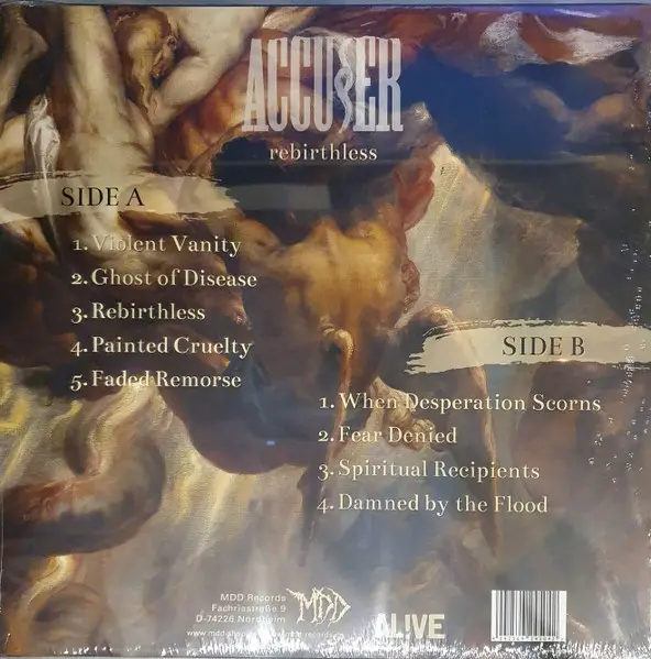Accuser - Rebirthless (LP, Album) - фото №2