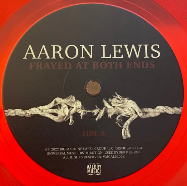 Aaron Lewis - Frayed At Both Ends (2 пластинки, Red, Blue, LP, Album) - фото №6