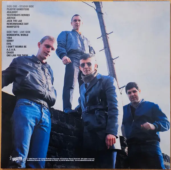 4 Skins - The Good, The Bad & The 4 Skins (Yellow, LP, Album, Reissue) - фото №8