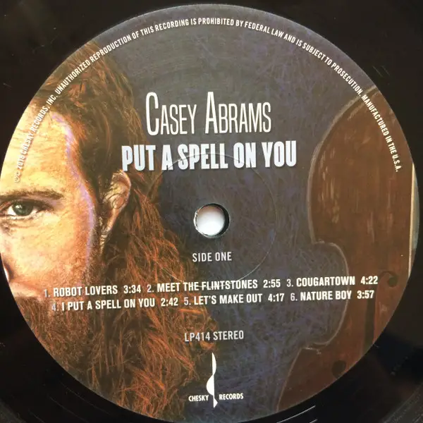 Casey Abrams - Put A Spell On You (LP, Album, Stereo) - фото №3