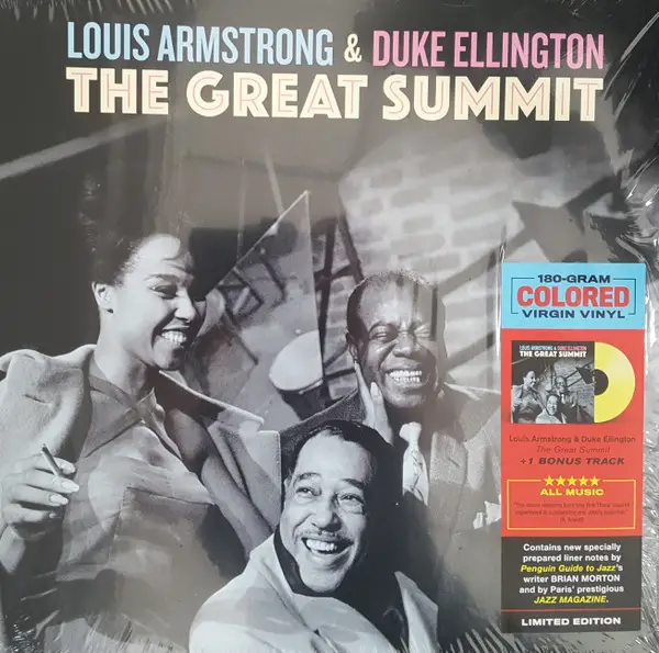 Louis Armstrong & Duke Ellington - The Great Summit (Жёлтый, 180 грамм, Альбом, Лимитированое, Переиздание)