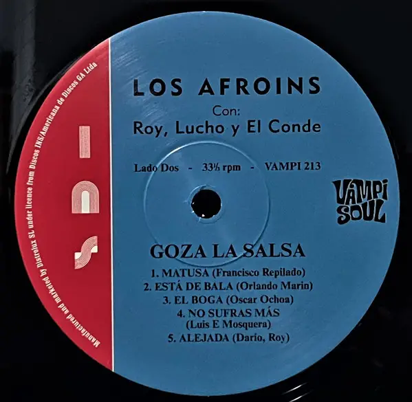 Los Afroins - Goza La Salsa (180g, LP, Album, Reissue) - фото №4