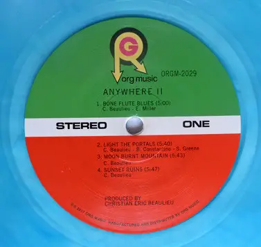 Anywhere - II (Синий, Мрамор, Альбом, Record Store Day, Лимитированое) - фото №3
