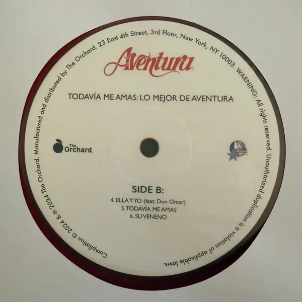Aventura - Todavía Me Amas: Lo Mejor de Aventura (2 платівки, Рубіновий, Червоний, Збірник) - фото №7