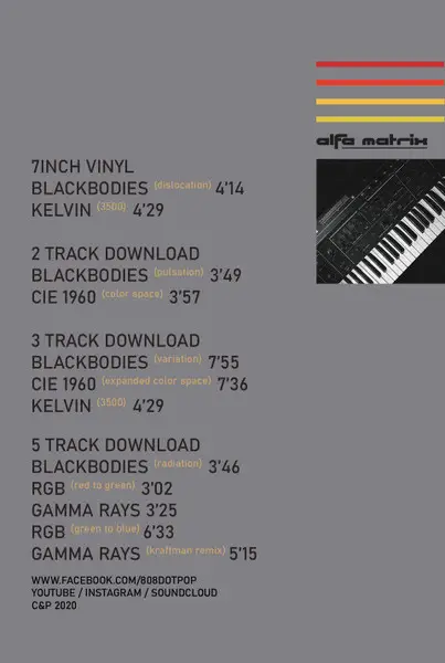 808 Dot Pop - Blackbodies (Dislocation) (Single) - фото №4