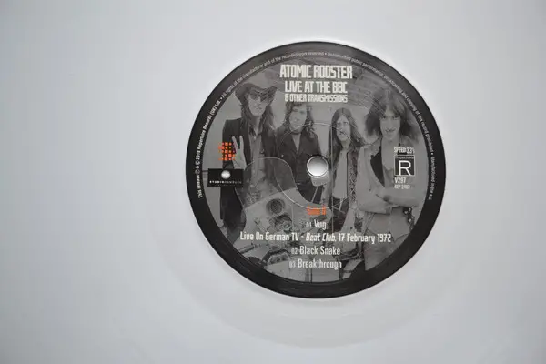 Atomic Rooster - Live At The BBC & Other Transmissions (2 платівки, 180 грам, Білий, Альбом, Збірник, Ремастеринг, Спеціальне видання) - фото №6