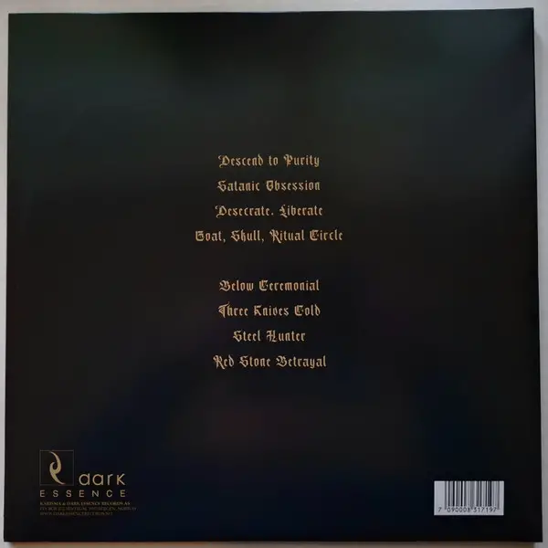 Acârash - Descend To Purity (LP, Album) - фото №4