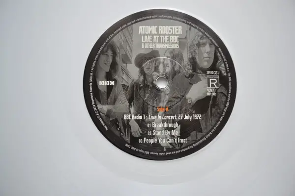 Atomic Rooster - Live At The BBC & Other Transmissions (2 платівки, 180 грам, Білий, Альбом, Збірник, Ремастеринг, Спеціальне видання) - фото №7