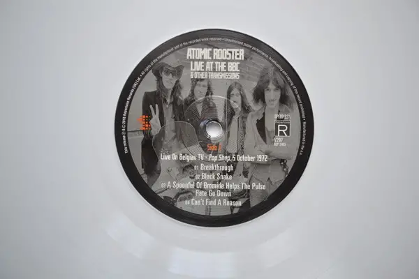 Atomic Rooster - Live At The BBC & Other Transmissions (2 платівки, 180 грам, Білий, Альбом, Збірник, Ремастеринг, Спеціальне видання) - фото №5