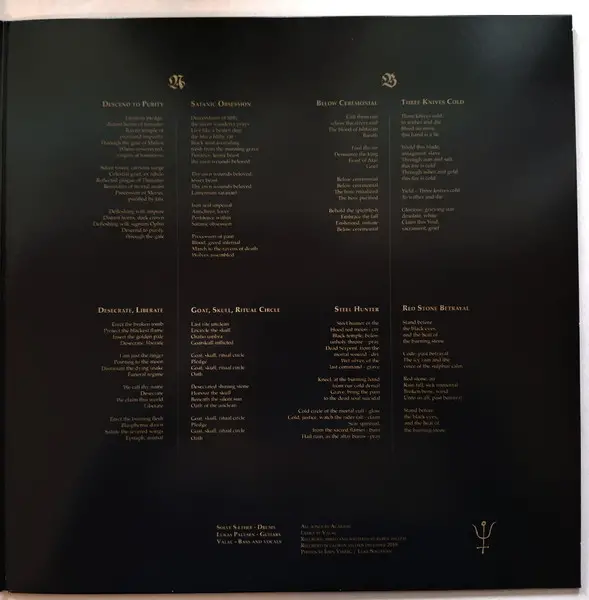 Acârash - Descend To Purity (LP, Album) - фото №3