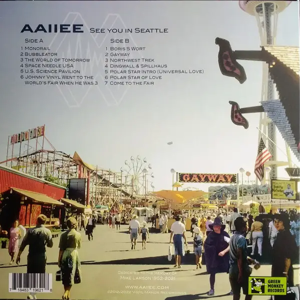 Aaiiee - See You In Seattle (Colored, vinyl, LP, Album, Reissue) - фото №2