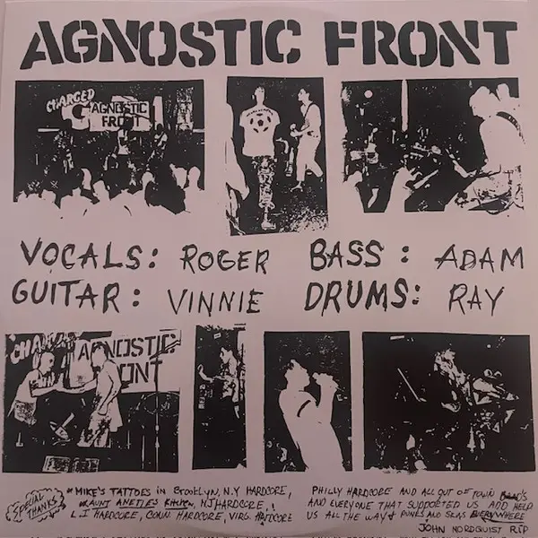 Agnostic Front - United Blood l.p. (Red, Opaque, LP, Remastered, Repress) - фото №4