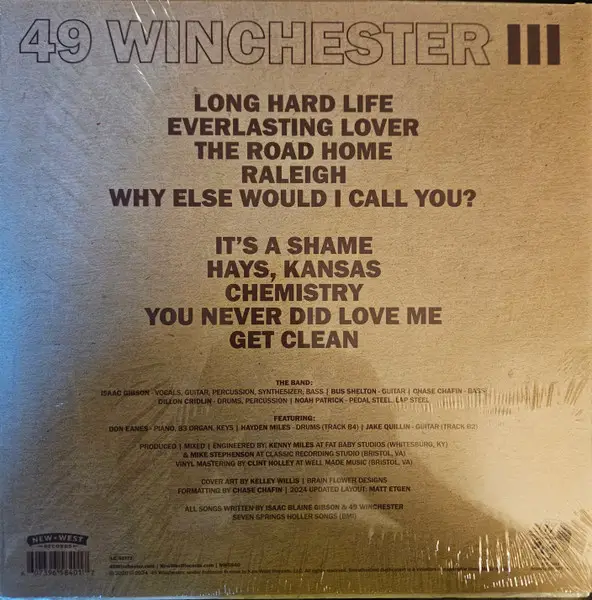 49 Winchester - III (Red, LP, Album, Reissue) - фото №2