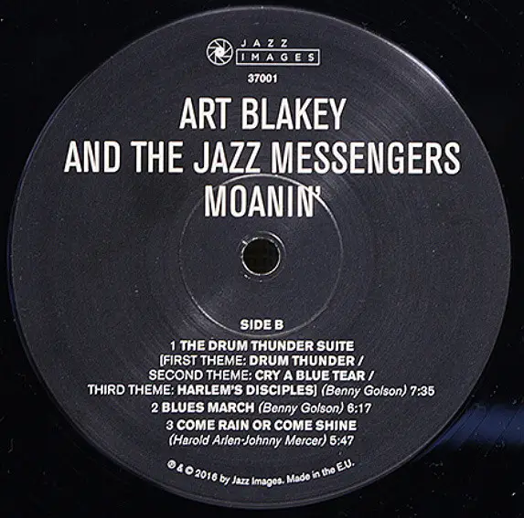 Art Blakey & The Jazz Messengers - Moanin' (180 грам, Розкладна обкладинка, Альбом, Deluxe видання, Лимітоване, Перевидання) - фото №4