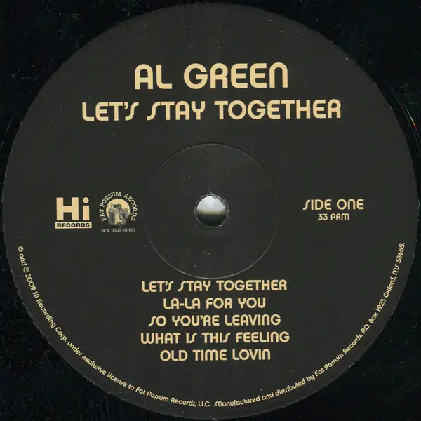 Al Green - Let's Stay Together (180 грамм, Альбом, Лимитированое, Переиздание) - фото №4