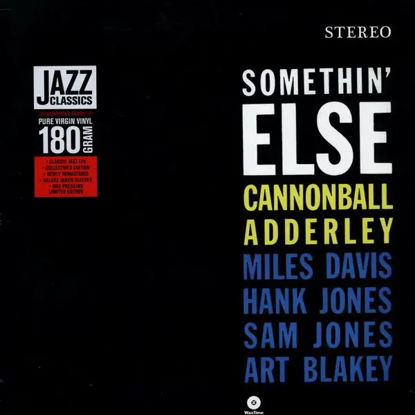 Cannonball Adderley - Somethin' Else (LP, Album, Reissue, Remastered, Stereo)