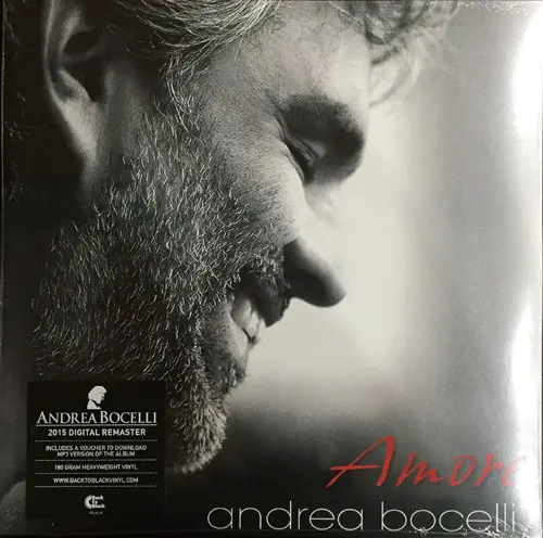 Andrea Bocelli - Amore (2 платівки, 180 грам, Альбом, Ремастеринг) - фото №2