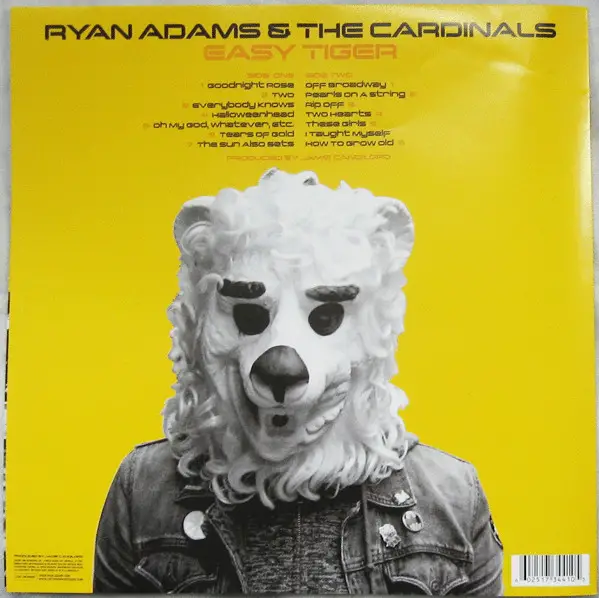Ryan Adams & The Cardinals - Easy Tiger (Orange, Translucent, LP, Album) - фото №2