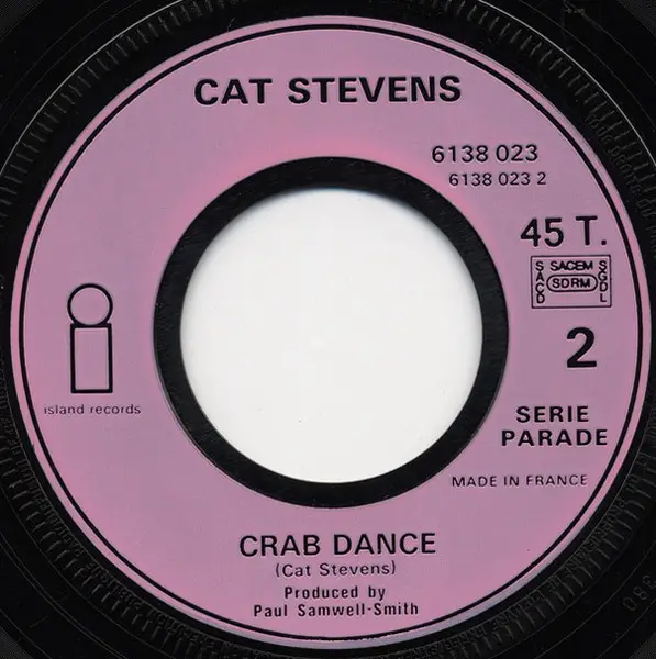 Cat Stevens - Sitting / Crab Dance (Single) - фото №4