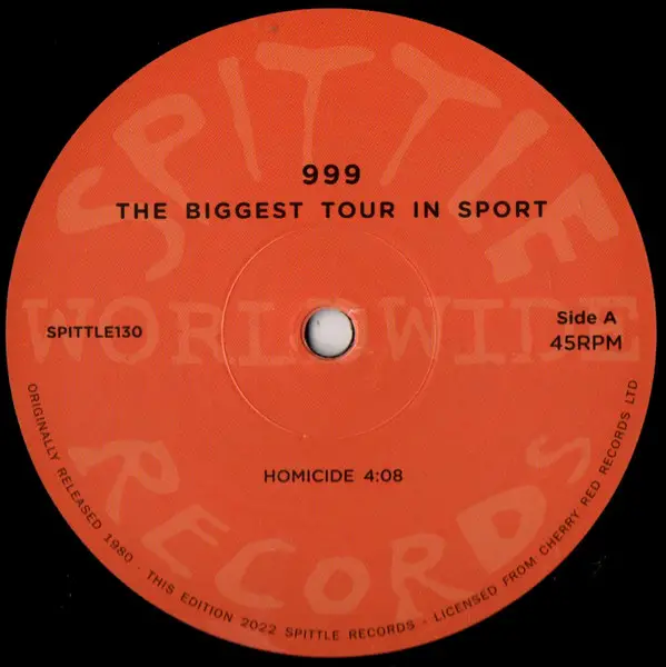 999 - The Biggest Tour In Sport (LP, Mini-Album, Reissue) - фото №3