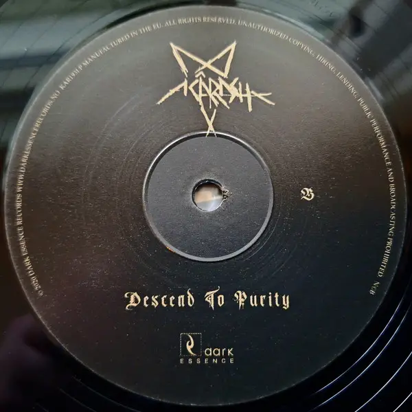 Acârash - Descend To Purity (LP, Album) - фото №6