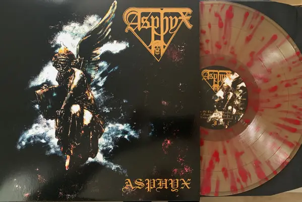 Asphyx - Asphyx (2 платівки, Розкладна обкладинка, Червоний, Бризки, 45 об/хв, Альбом, Лимітоване, Перевидання) - фото №3