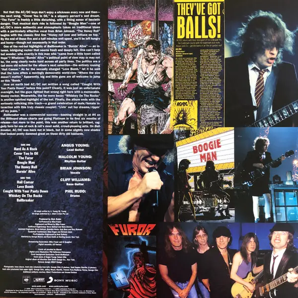 AC/DC - Ballbreaker (LP, Album, Reissue, Remastered, Stereo) - фото №7