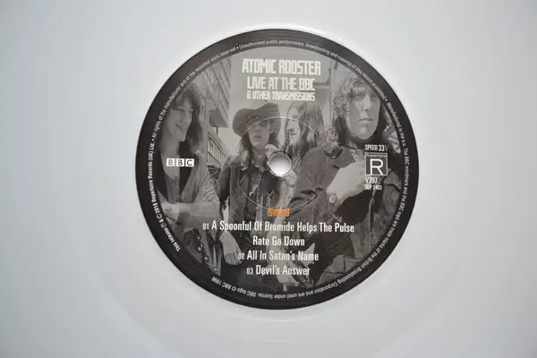 Atomic Rooster - Live At The BBC & Other Transmissions (2 платівки, 180 грам, Білий, Альбом, Збірник, Ремастеринг, Спеціальне видання) - фото №8