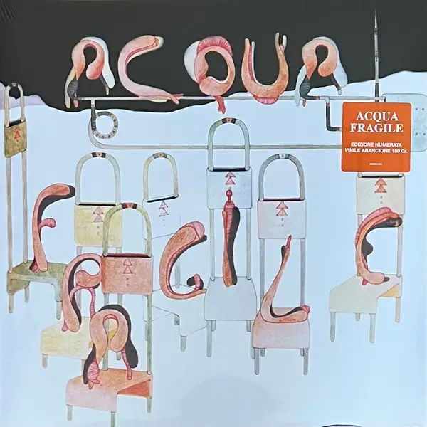 Acqua Fragile - Acqua Fragile (Gatefold, Orange, vinyl, LP, Album, Reissue)