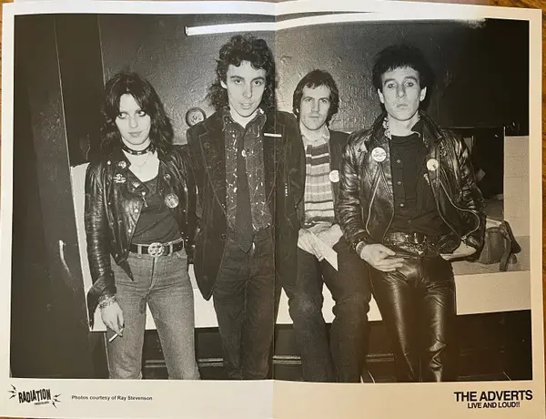 The Adverts - Live And Loud!! (Red, LP, Album, Reissue) - фото №6