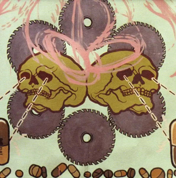 Agoraphobic Nosebleed - Frozen Corpse Stuffed With Dope (Metallic, Olive, Green, Gold, Splatter, LP, Album, Reissue) - фото №2