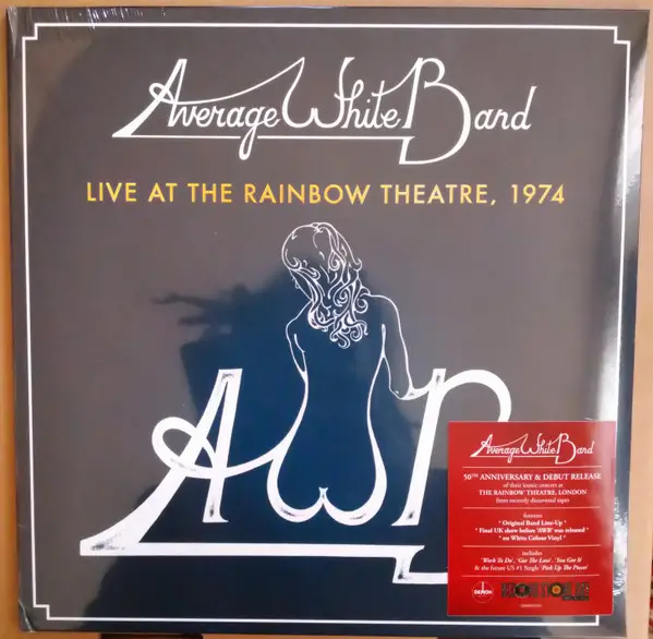 Average White Band - Live At The Rainbow Theatre, 1974 (Белый, Альбом, Record Store Day)