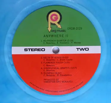 Anywhere - II (Синий, Мрамор, Альбом, Record Store Day, Лимитированое) - фото №4