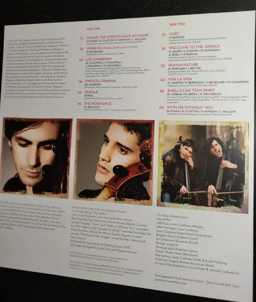2Cellos - 2Cellos (Translucent, blue, LP, Album, Numbered, Reissue) - фото №4
