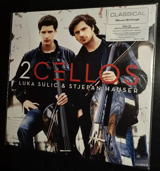 2Cellos - 2Cellos (Translucent, blue, LP, Album, Numbered, Reissue)