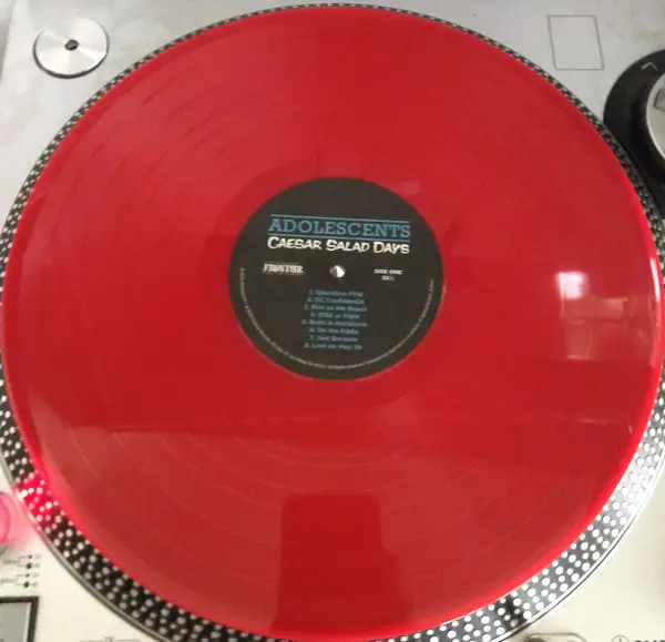 Adolescents - Caesar Salad Days (Red, LP, Album) - фото №3