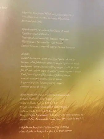 Árstíðir - Svefns Og Vöku Skil (Жёлтый, Красный, Чёрный, Альбом, Лимитированое, Переиздание) - фото №7
