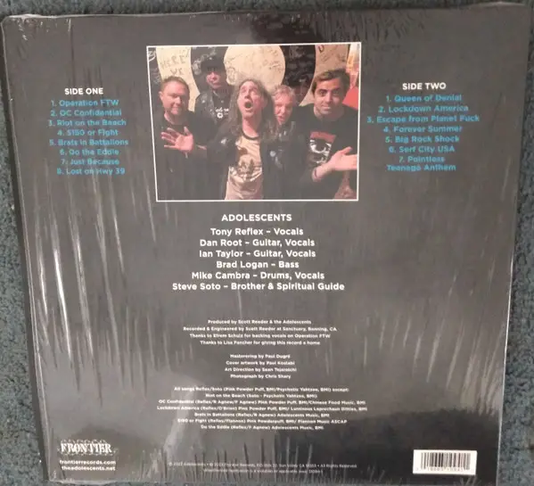 Adolescents - Caesar Salad Days (Red, LP, Album) - фото №2