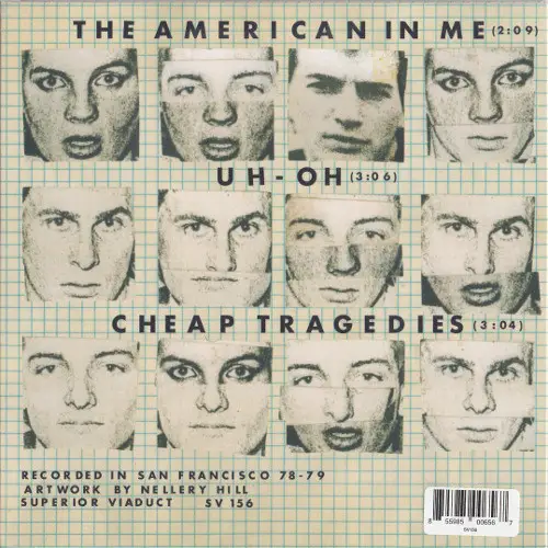 Avengers - The American In Me (Красный, Полупрозрачный, EP, Record Store Day, Лимитированое) - фото №2