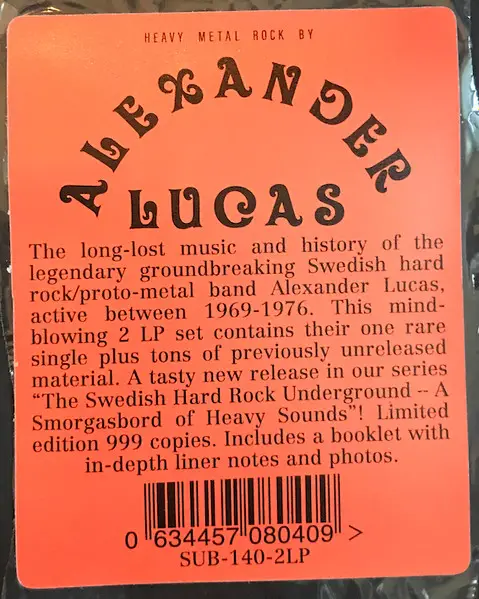 Alexander Lucas - Alexander Lucas (2 пластинки, Сборник, Deluxe издание, Лимитированое) - фото №10