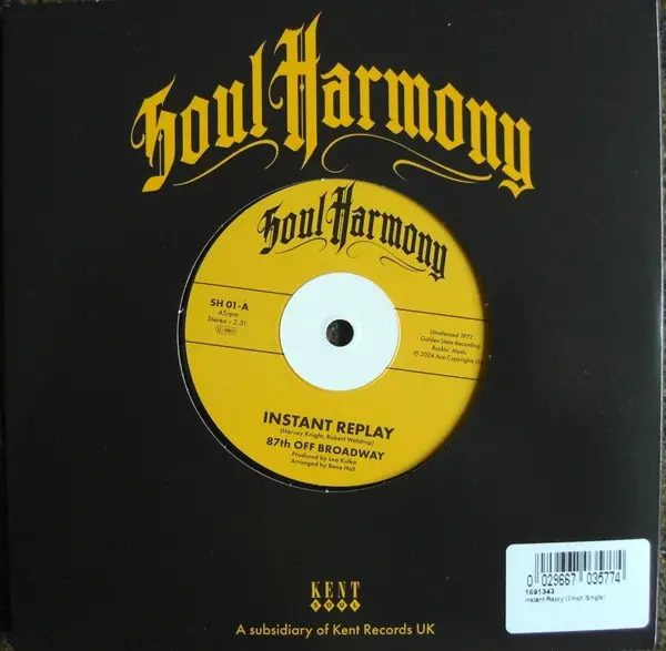 87th Off Broadway & Larry Saunders - Instant Replay / I'm In Love (Single) - фото №3