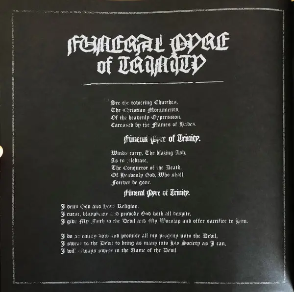 Archgoat - The Apocalyptic Triumphator (Кроваво-красный, Красный, Чёрный, Альбом, Переиздание, Дополнительная печать) - фото №18