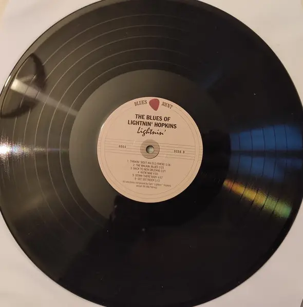 Lightnin' Hopkins - The Blues Of Lightnin' Hopkins (LP, Album, Stereo) - фото №4